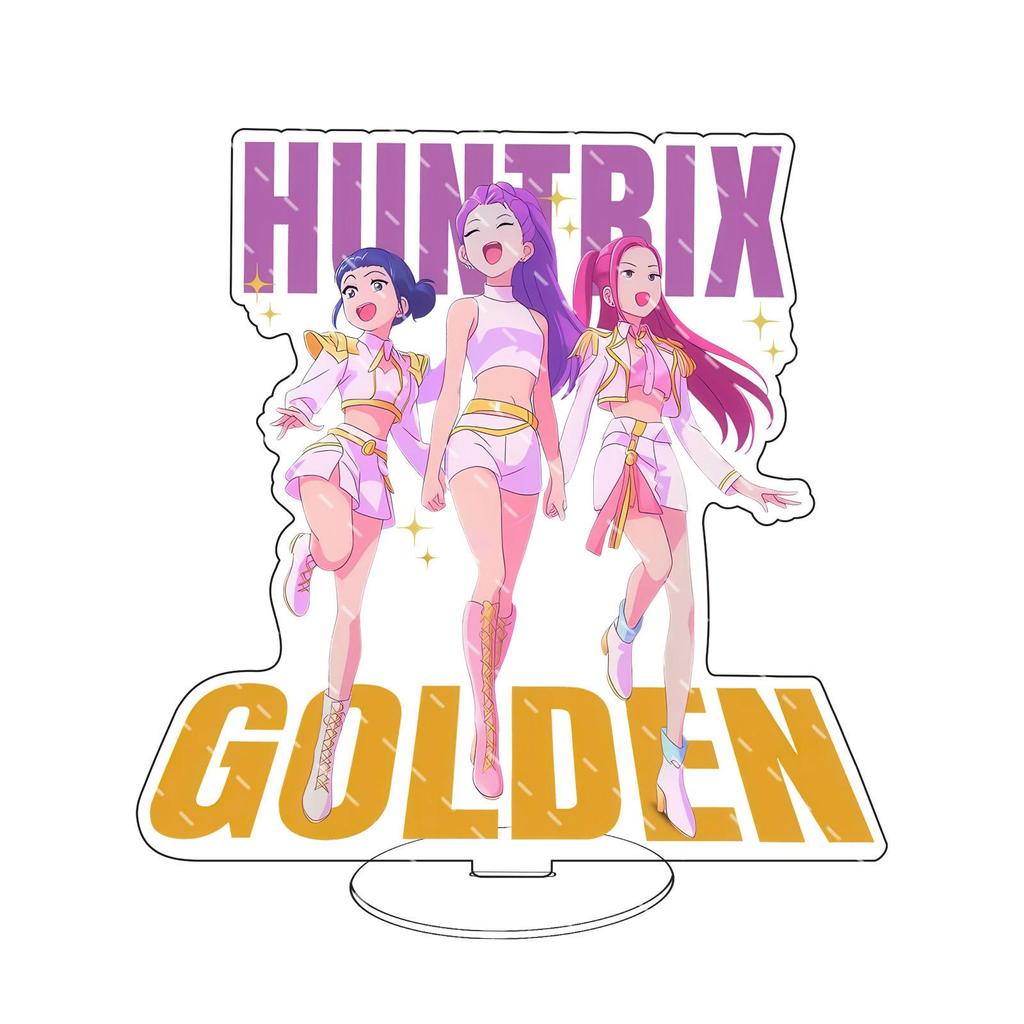 K-Pop Истребители Демонов Модель Стенда Персонажа Группа Истребителей Руми Эджиа Одри Фигурка Акриловая Подставка для Дисплея Аниме Декор Подарок для Девушки