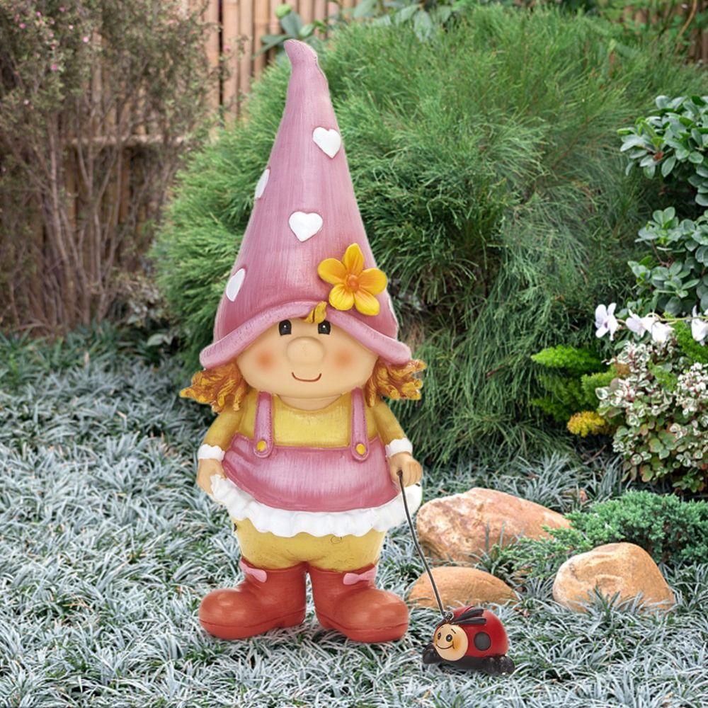 Resin Craft Garden Gnome Figurine Handmade Elf Dwarf Ornaments Cute Dwarf Miniatures Table