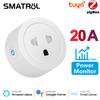 20a/16a Power Monitor Tuya Zigbee Us Eu Smart Socket Plug Adapter Wireless Voice Timer App For Google Home Alexa Tmall Genie