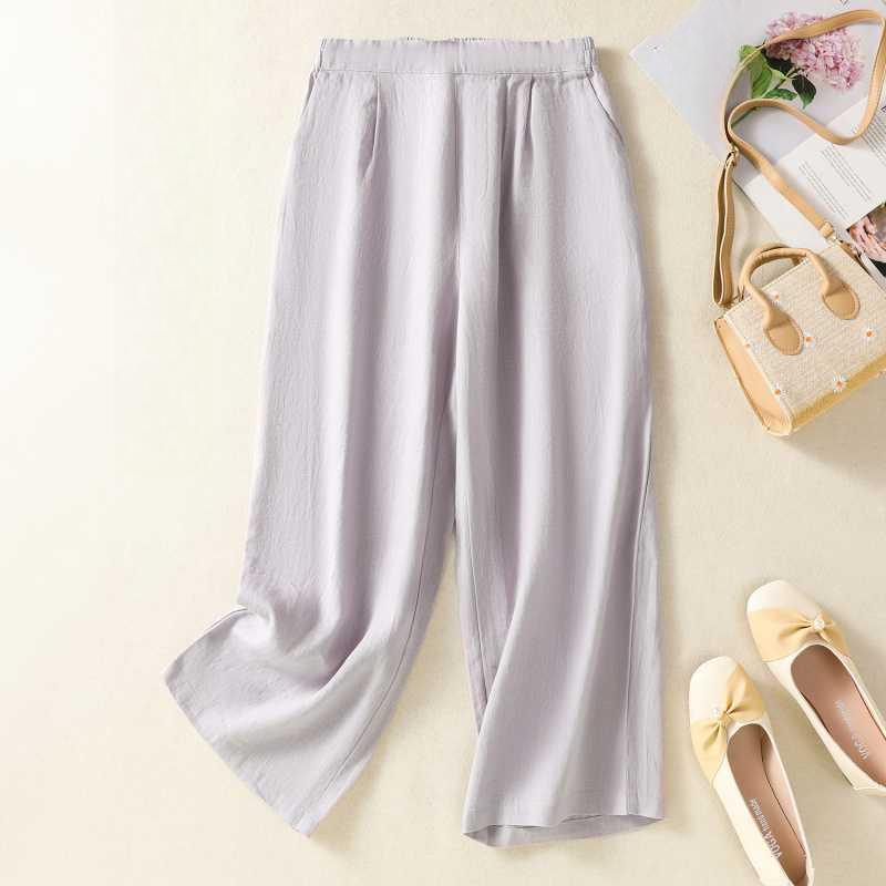 Women's Back Pocket Cotton Pants