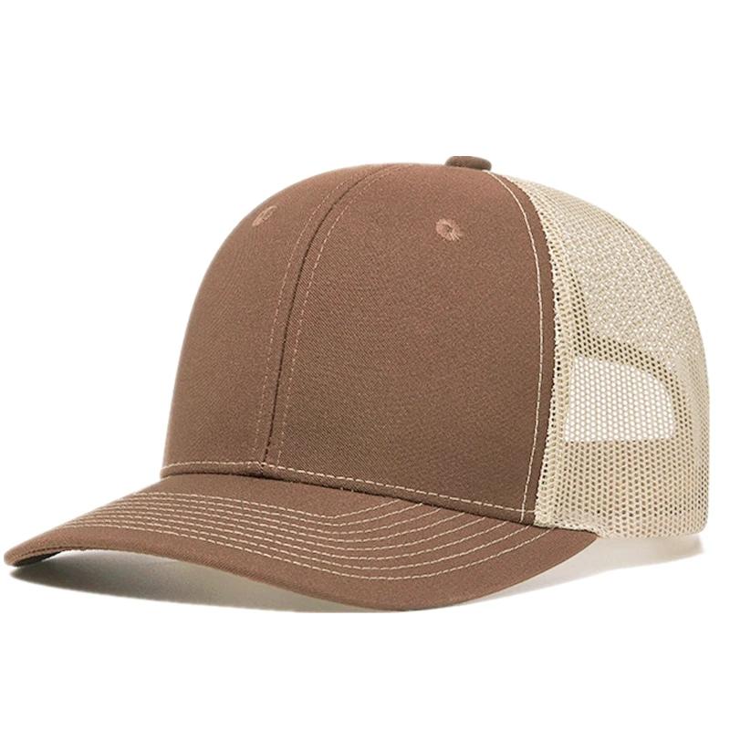 For Men & Women Gender Neutral Two Tone Cap Curved Brim Style Trucker Hat Men & Women Casual Outdoor Air Permeable Ventilated Summer Cap