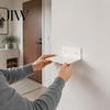 Drill Free Wall Ledge for Photos Mounted Floating Shelves Set, Durable Acrylic Shelves, Space Invisible Speaker Shelf Bedroom Saving Storage Security