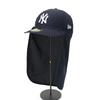 New Era MLB Yoshida Brothers Collaboration Angler Sunshade Outdoor NY 7 LP5950RS NEYYAN YOSHIDA NER36O6226 Cap, Navy, 1/2 OD, PP, NVY, 14474868,