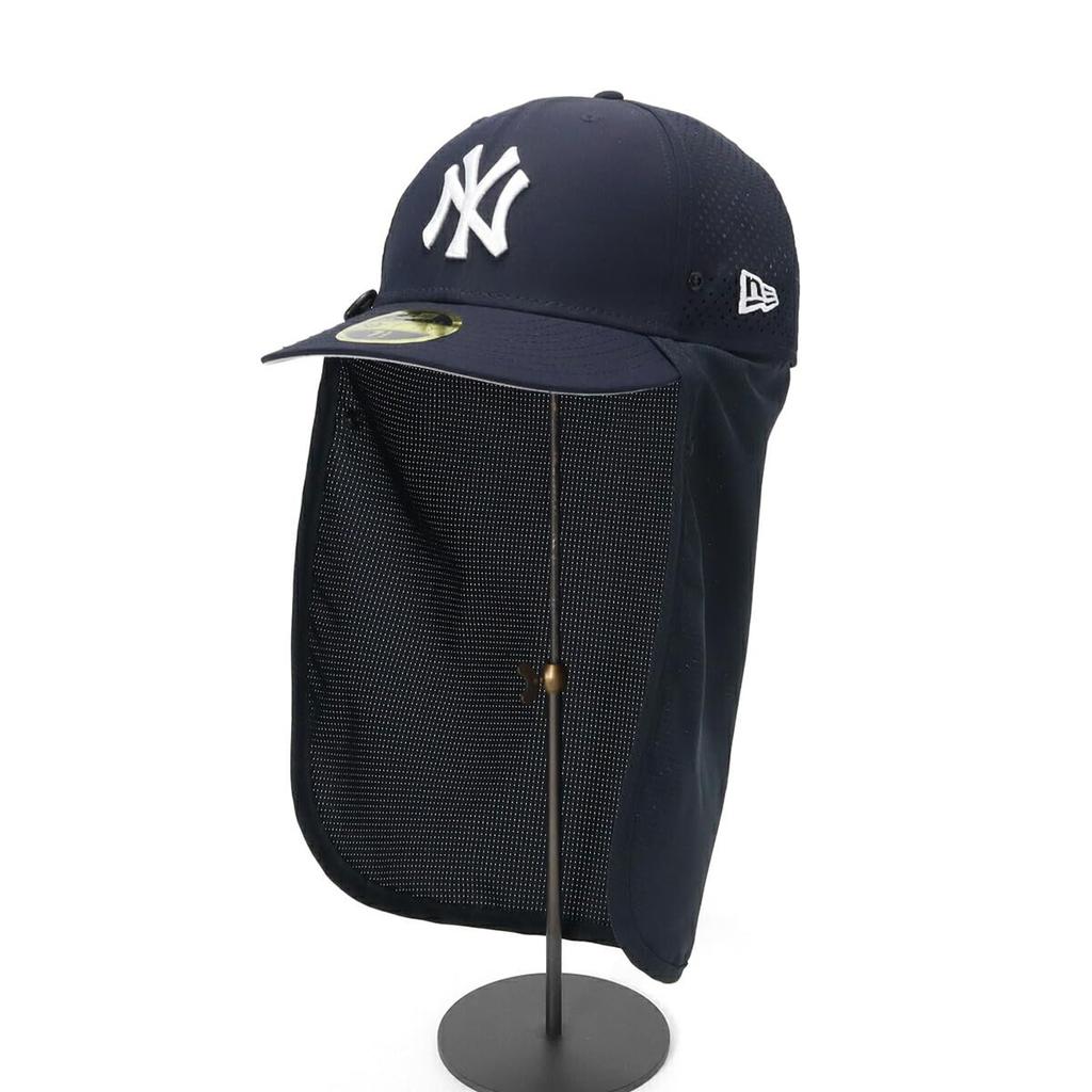 New Era MLB Yoshida Brothers Collaboration Angler Sunshade Outdoor NY 7 LP5950RS NEYYAN YOSHIDA NER36O6226 Cap, Navy, 1/2 OD, PP, NVY, 14474868,