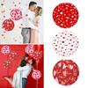 Folding Heart Paper Ball Paper Hanging Lantern Cartoon Valentine's Day Lanterns  Wedding Party