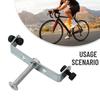 2pcs Bicycle Conversion Bracket Bike Rack Seatpost Adapter Silver-Bicycle Rear Pannie Rear Shelf Convert Cycling Parts 70x15x16mm
