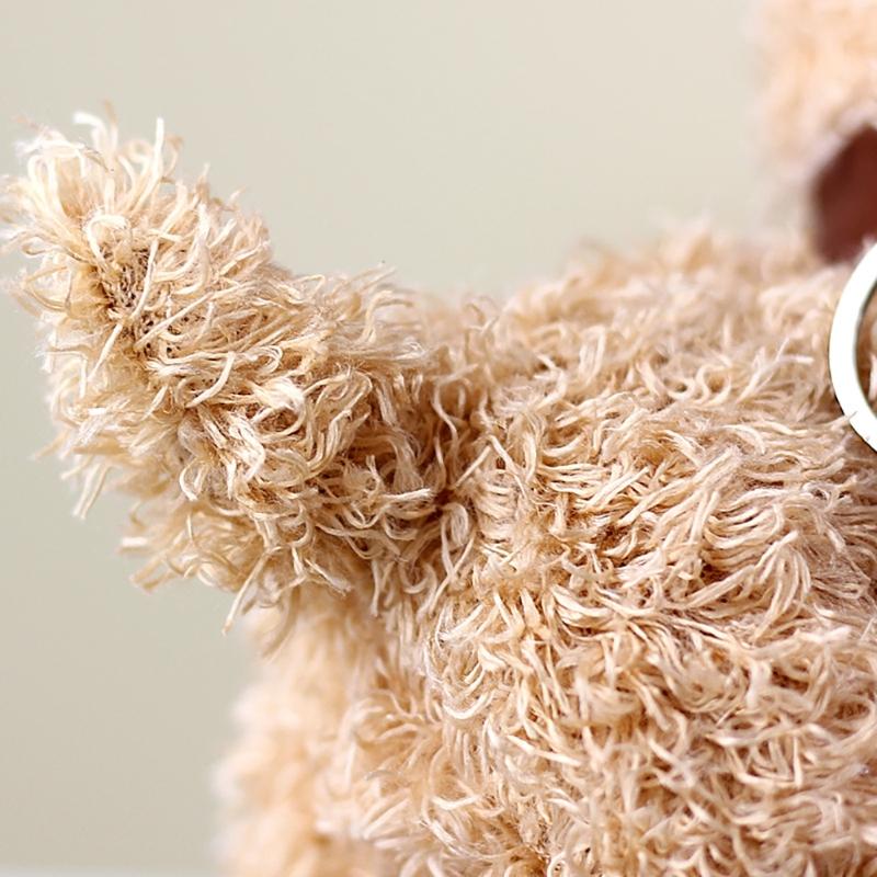 Cute Dog Keychain Adorable Stuffed Animal Pendant Plush Dog Keyrings Handbag Pendants Suitable for Keys and Backpacks