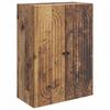 Wall Mounted Cabinet in Vintage Wood Look 66 x 34.5 x 90 cm Engineered Wood