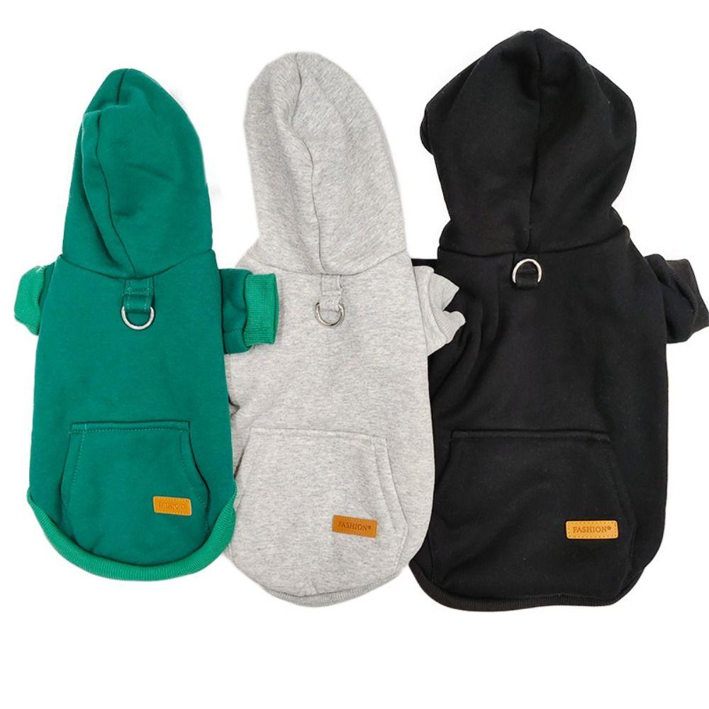 Теплая толстовка с капюшоном для собак, мягкая толстовка с капюшоном для собак, свитер для маленьких и средних собак