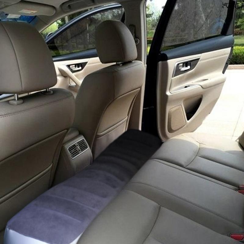 Inflatable Car Gap Pad Auto Traveling Air Bed Cushion With Storage Bag Vehicle Back Seat Gap Sleeping Mattress Vehicle Supplies