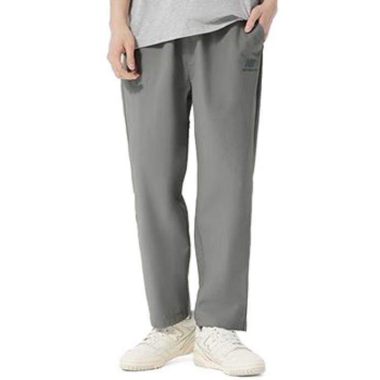 New Balance Logo Cargo Pants Asia Sizing 'Grey' Men's AMP32359-YST