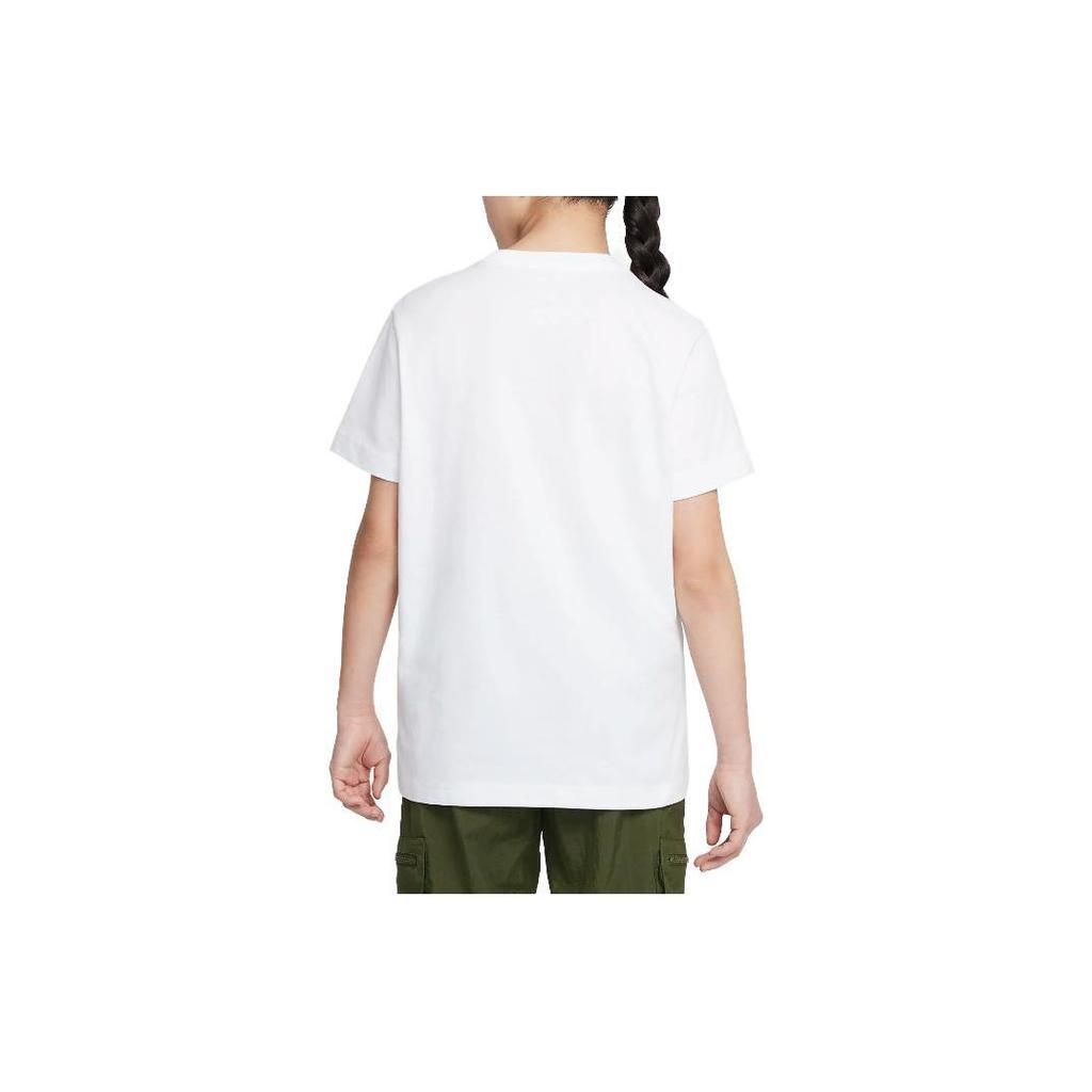 Nike Kids T Shirts Crew Neck Moderate (Unisex) T-Shirts FD0928 100