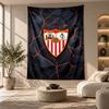 Decorative Tapestry,Sevilla FC Printed Wall Art, Lightweight Wall Hanging For Bedroom Background