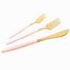 Matte Gold Stainless Steel Dinnerware Cutlery Set Dinner Knife Forks Coffee Spoon Silverware Kitchen Flatware Tableware Sets