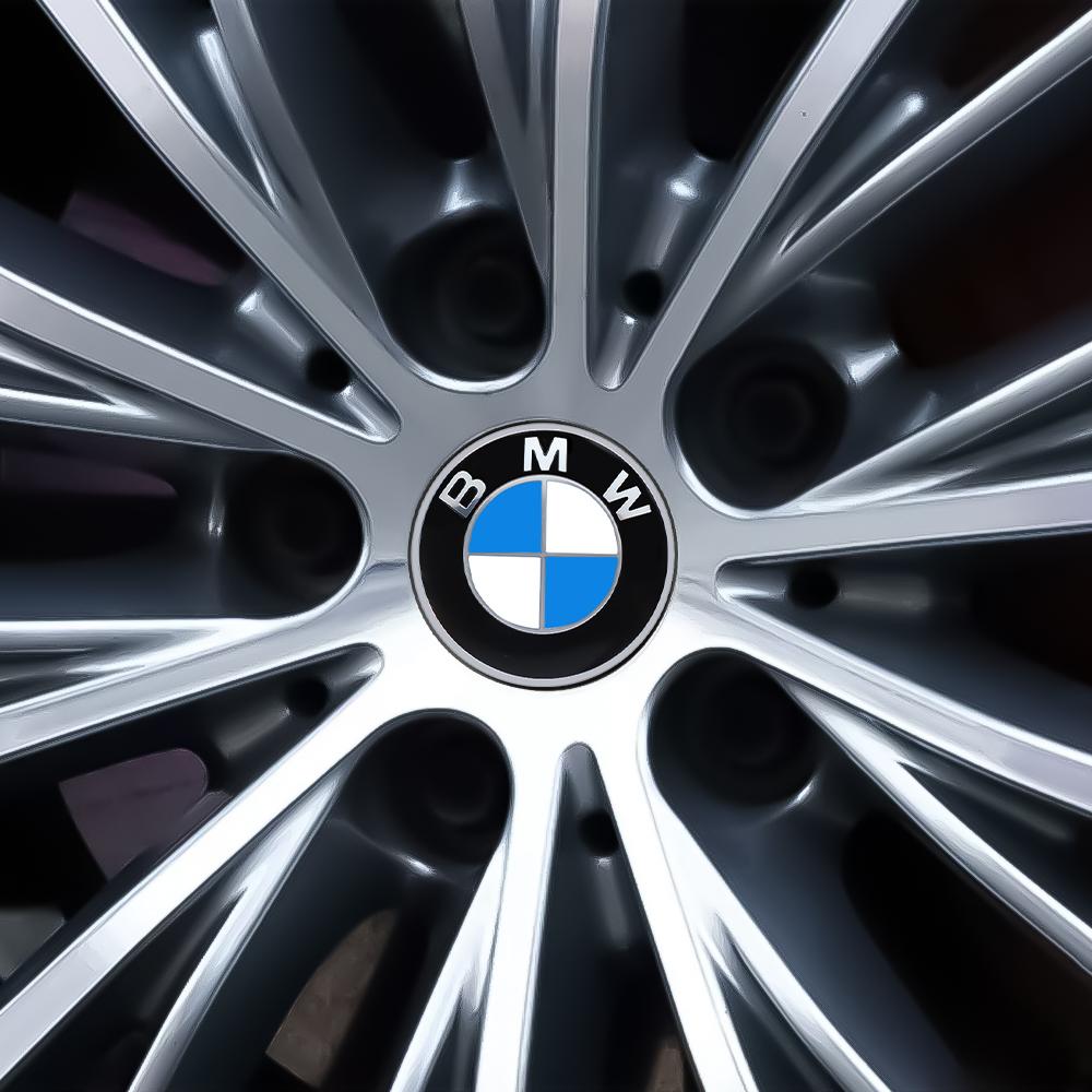 56/60/65mm Car Badge Wheel Center Cover Decal Hub Cap Decor Sticker Auto Modification Accessories For BMW M E36 E46 E60 E90 E39