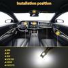 10-42 шт. светодиодных ламп для салона автомобиля T10 6000K SMD светодиодные сменные лампы для номерного знака/лампочки для чтения ксеноновые белые лампы для салона