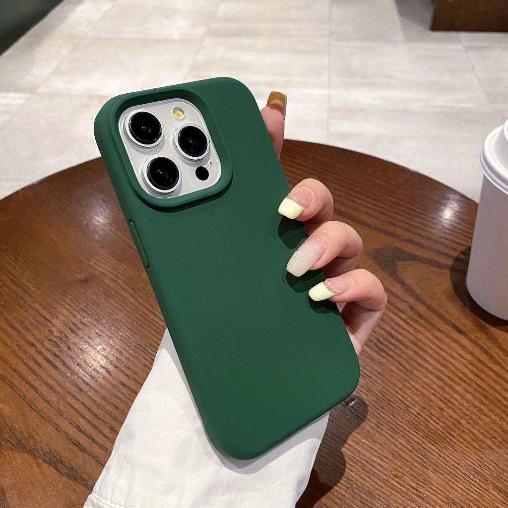 For Apple 16 Liquid Silicone Mobile Phone Case Soft Silicone for IPhone15 Promax Magnetic All-inclusive Thickened Anti-fall