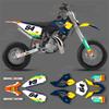 SPACE Custom Motorcycle Graphics Background Decal for KTM 2009 2008 2009 2010 2011 2012 2013 2014 2015 SX SX50 Stickers Kits 01