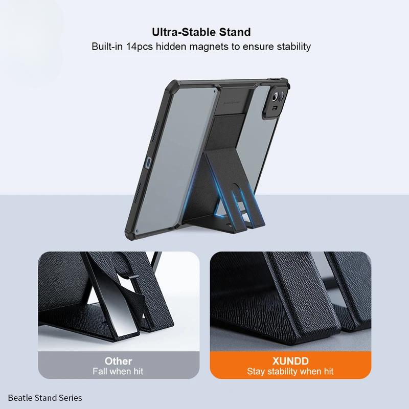 Чехол для Xiaomi Pad 5 6 7 Ultra 8 Pro Redmi Pad SE pad 2 pro Mi Pad 6S Pro 12.4" Чехол для планшета Подушка безопасности Ударопрочный Невидимый Магнитный Держатель-подставка