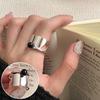 Кольцо-обертка с геометрическими линиями - Посеребренное S925 для женщин