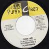 7-дюймовая пластинка ROUND HEAD & POWERMAN / VIRGO MAN - Diamond / Gal U Dis NONE Pure & Clean 2006 Ямайка Регги, Ска и Даб Б/У