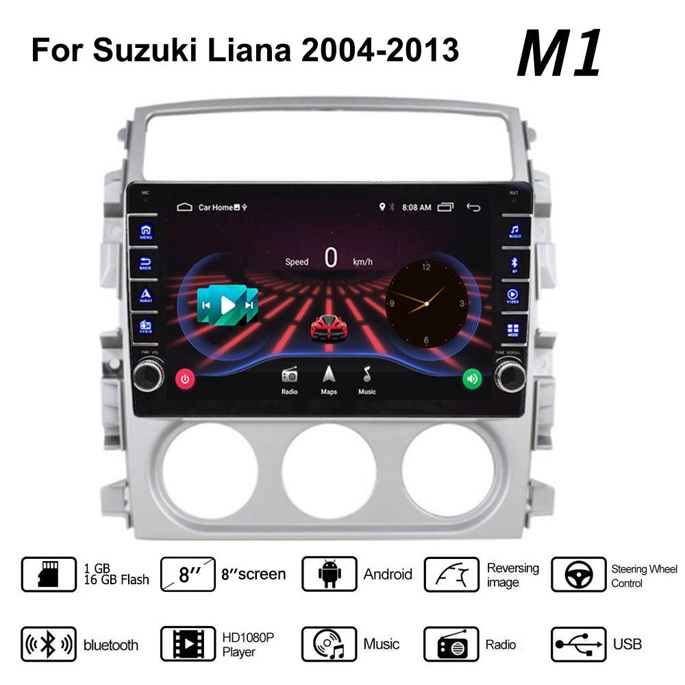 Для Suzuki Liana 2004-2013 с кнопкой Android автомобильный радиоприемник мультимедийный плеер навигация стерео GPS 2 Din Carplay 2 + 32 ГБ