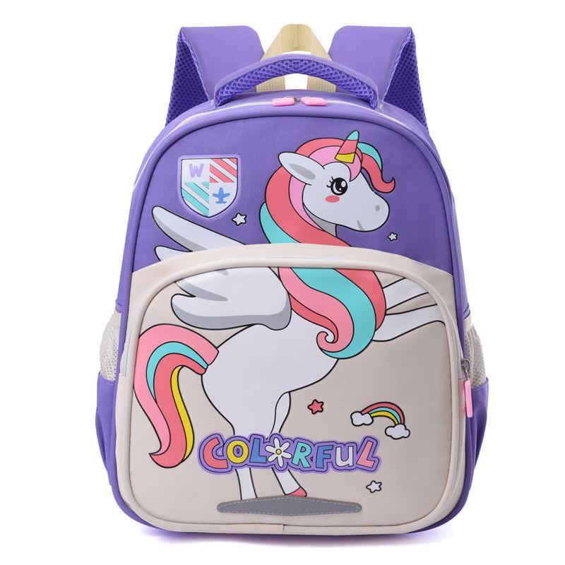 Adorable Cartoon Toddler Backpack For Boys And Girls Made Of Oxford Cloth