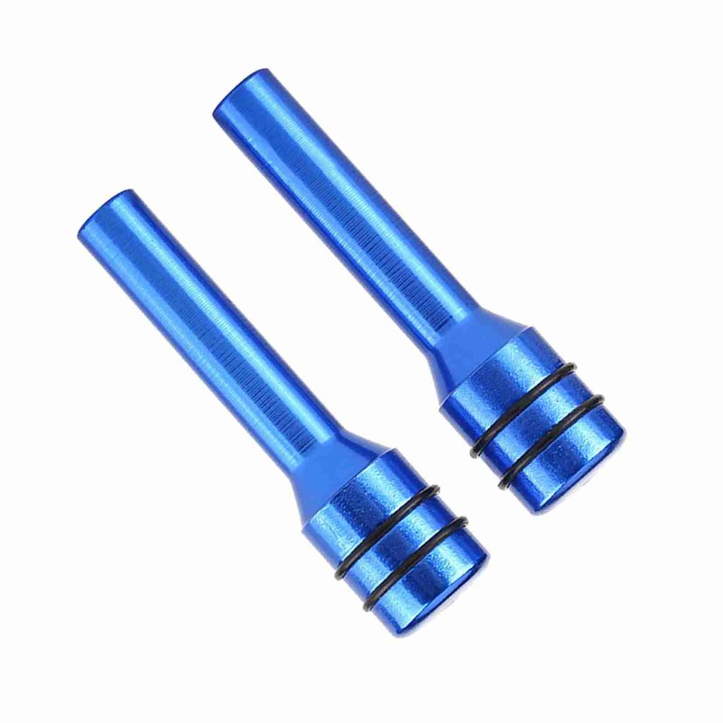 2Pcs Aluminum Alloy Universal Car Truck Interior Door Lock Knob Pull Pin Covers