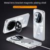 Чехол для Huawei Honor Magic 7 Pro Прозрачный Магнитный С подставкой для беспроводной зарядки Защитная задняя крышка Чехол для magic 7pro Корпус