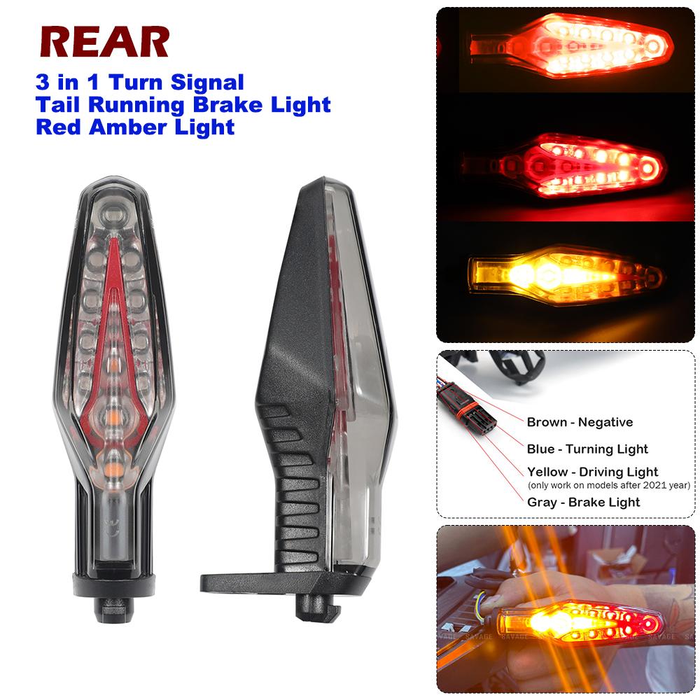 F900GS R1250GS Front Turn Signal Light Tail Brake Indicator Flasher For BMW R1300GS R1250GS ADV S1000XR F900 S1000 R1250 GS XR