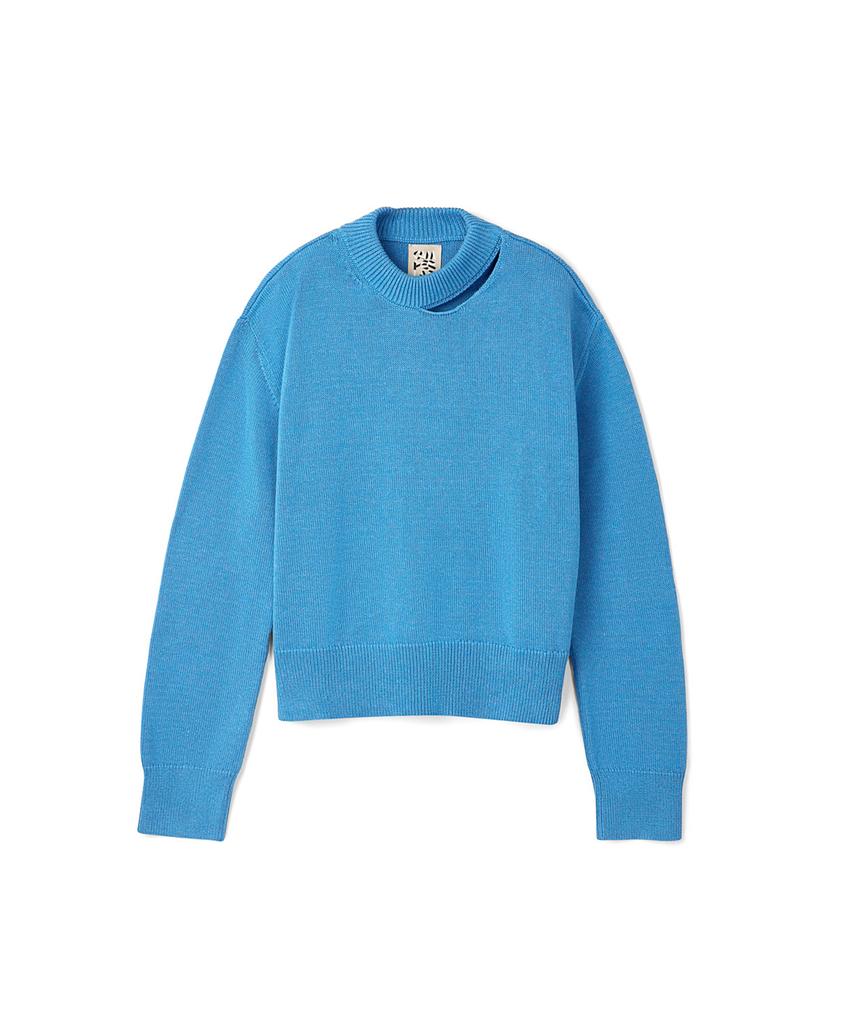 Camperlab Melange Knit Sweater Light Blue