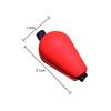 Snap-on Water droplets Indicator Fish Beans Fly Fishing Bobbers Float Oval  Fishing Floats Beads