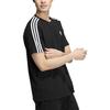 Adidas Neo Logo Stripe Sports T-Shirt Men Tops Black HD4666