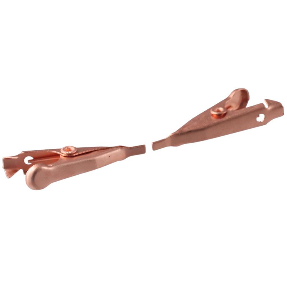 20pcs Copper Copper Plated  Alligator Clips Electrical Testing Clips  Electrical Battery Clamp Test