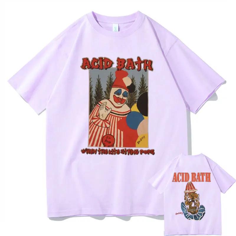 Футболка с графическим принтом «Acid Bath When The Kite String Pops Album» для мужчин и женщин, винтажная футболка в стиле готик-рок для мужчин и хип-хоп, свободные футболки