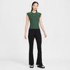 Nike T Shirts Women's Green Crew Neck Moderate
