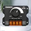 LED Dimmer Switch DC 12V 24V 30A Voltage Regulator Brightness Adjustable Controller for Single Color LED Strip Light LED Dimming
