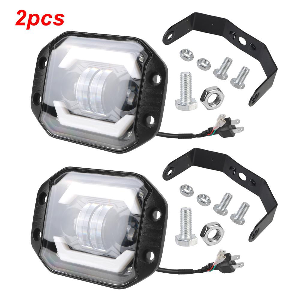 Рабочий свет дальнего/ближнего света 12 В водонепроницаемый для скрытого монтажа для внедорожника Jeep Truck Off Road 4X4 Автомобильный светодиодный прожектор 5 дюймов