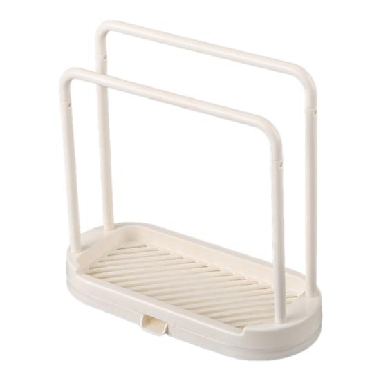 Пластиковая стойка для хранения со съемным основанием, гладкие края, 2 полюса, выход для воды