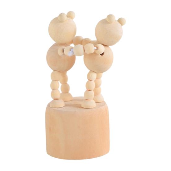 Практичная образовательная прочная деревянная кукла с точным детализированным орнаментом для подарков