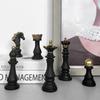 Шахматная статуя из смолы, скульптурная фигурка, мебель для международных шахматных настольных игр для украшения