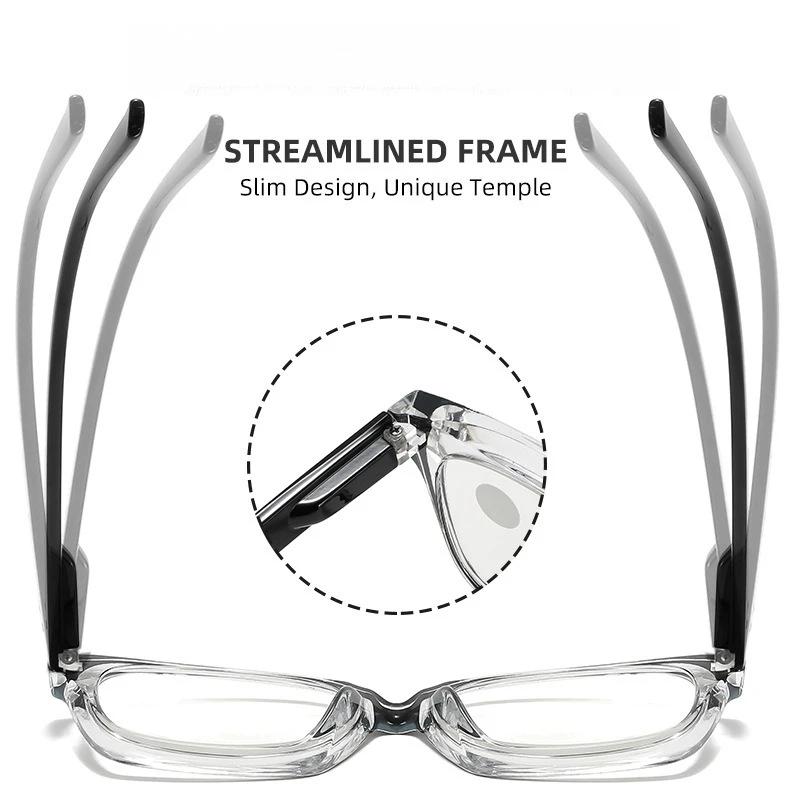 Ретро Тренд Прогрессивные Мультифокальные Очки для Чтения Новые Дизайнерские Синие Очки Анти-Свет для Дальнозоркости для Женщин Мужчин Очки HD