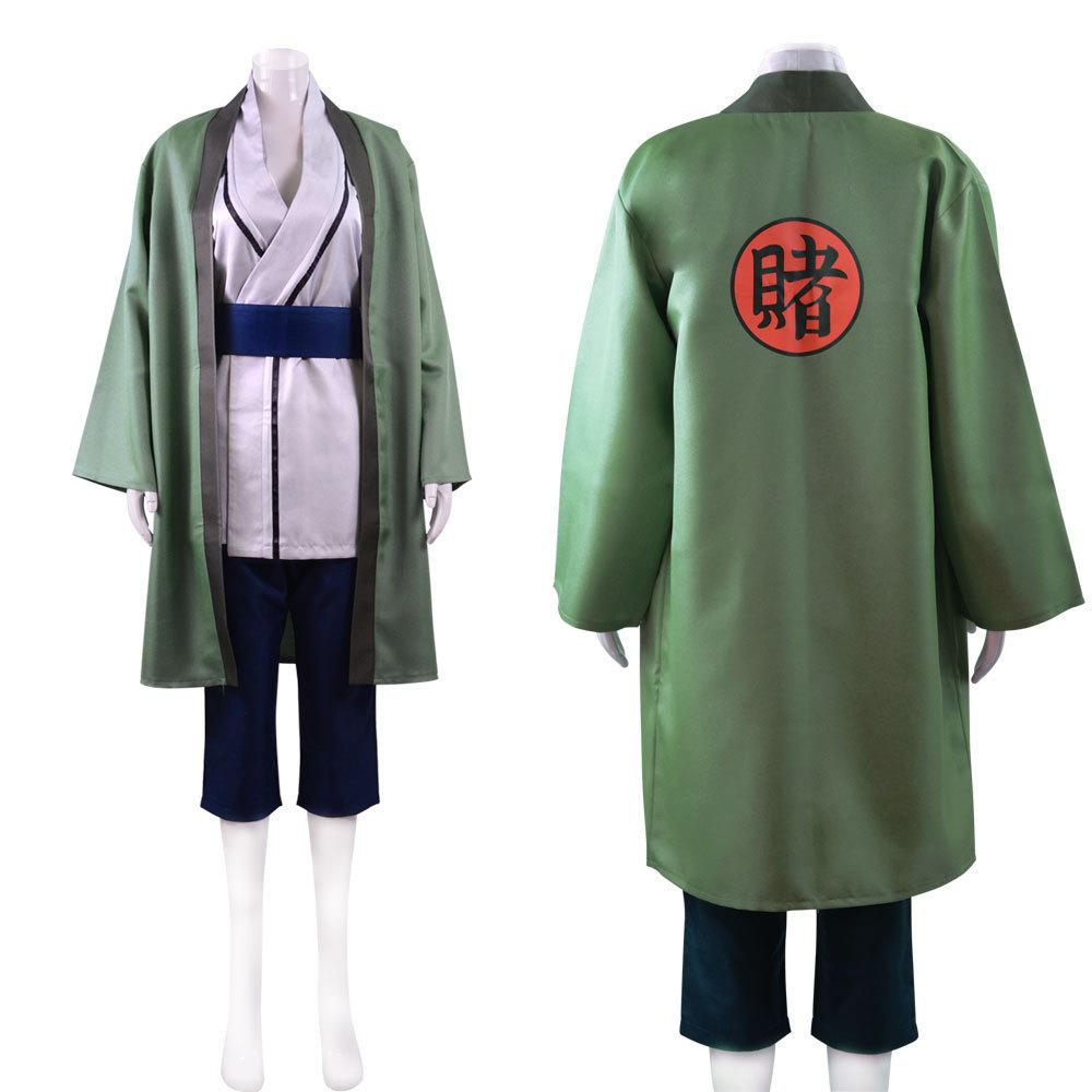Tsunade Cosplay Costume Set Anime Ninja Outfit for Women Adult Halloween Role Play Costume White Short Hair Medical Ninja Uniform