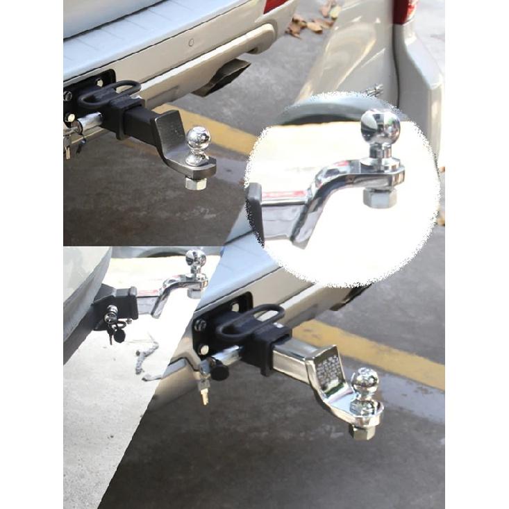 Off road vehicle straight insertion square mouth trailer arm rogue hook trailer ball trailer square mouth ball hook towing hook