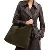 Coach Бренд Mott 47 классическая сумка-мессенджер из натуральной кожи сумка через плечо большого размера унисекс модель для пары оливково-зеленый