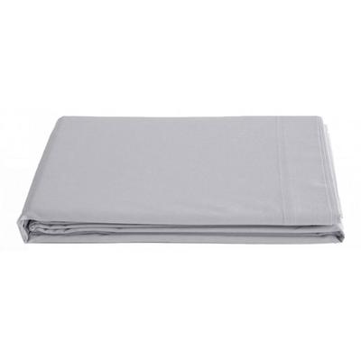 Простыня перкаль 100% хлопок длинноволокнистый 80 нитей/см² Vent du sud - Perle - 180 x 290 см для кровати 1-спальной