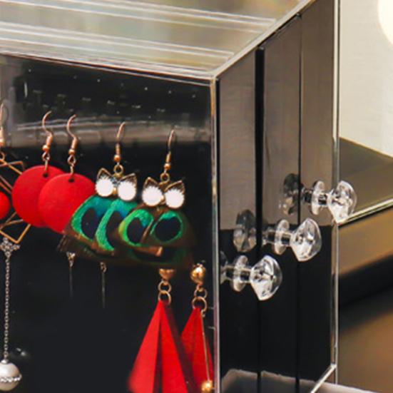 Органайзер для хранения сережек большой емкости, многофункциональный PS, большие ящики, коробка для демонстрации ювелирных изделий для браслетов