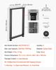 Table Legs, 740 x 450 mm (H x W) Square Steel Furniture Legs, Modular Design, Easy Assembly, 2204 lbs Max Load Heavy Duty, for Home Office Desk,