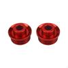 2 Pieces Front Wheel Axle Accessories Aluminum Alloy Parts for Crf 250 M Crf250R Crf250RX