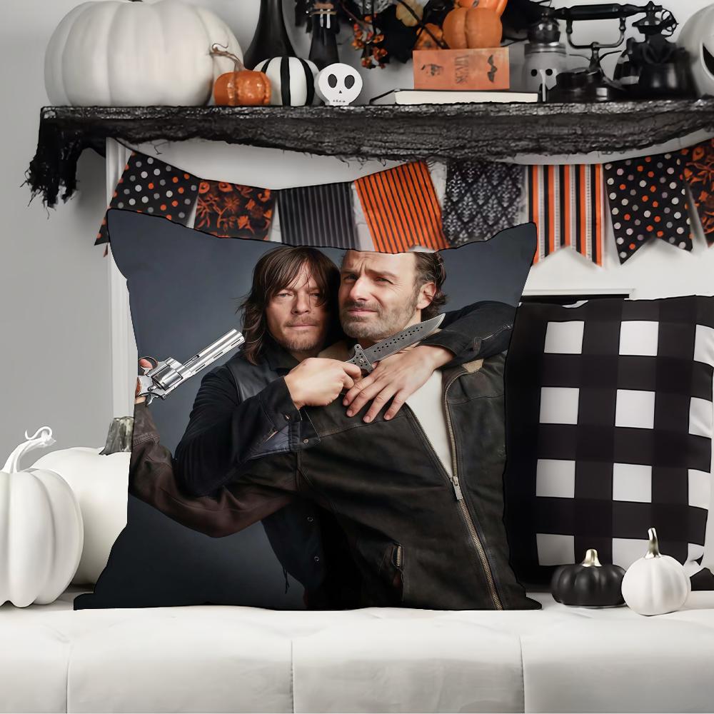 The WWalking DDead DDaryl DDixon Pillow Case Office Cushions Suitable For Sofa Car Bedroom Decorative Cushion Cover